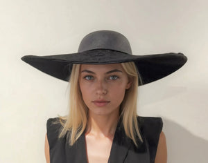 Wide Brim Silk Lace Hat