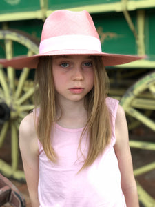 Wide Fedora Junior Pink