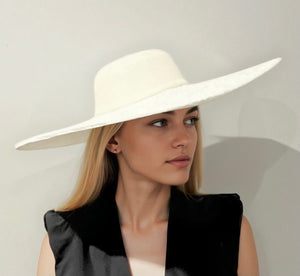 Wide Brim Silk Lace Hat